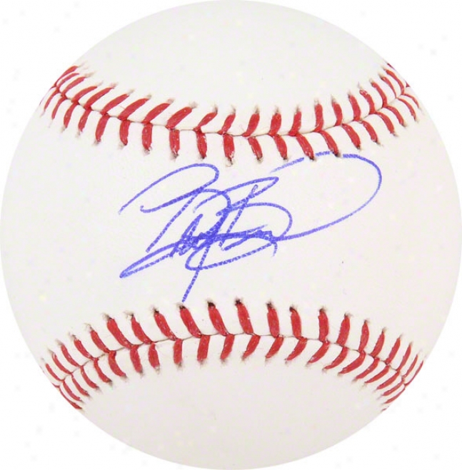 Britt Burns Autographed Baseball  Details: Chicago White Sox