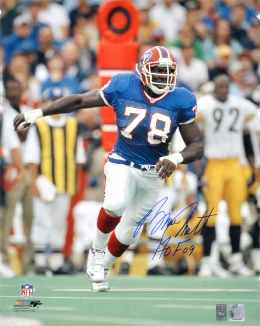 Bruce Smith Autographed Photograph  Details: Buffalo Bills,16x20