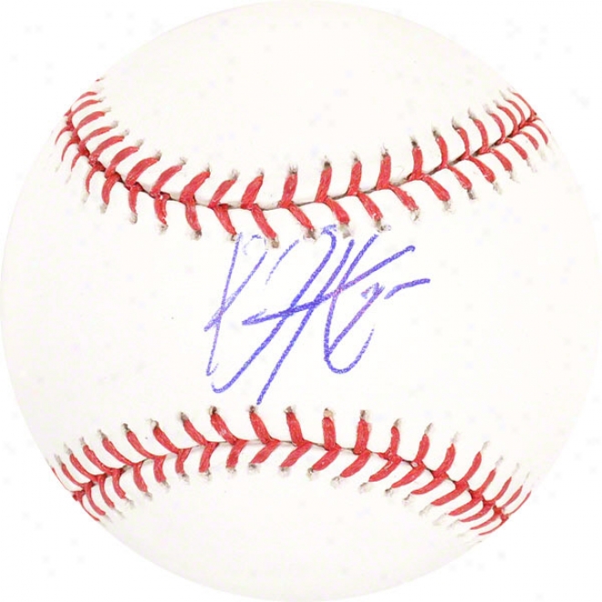 Bryce Harper Autographed Baseball  Details: Washington Nationals