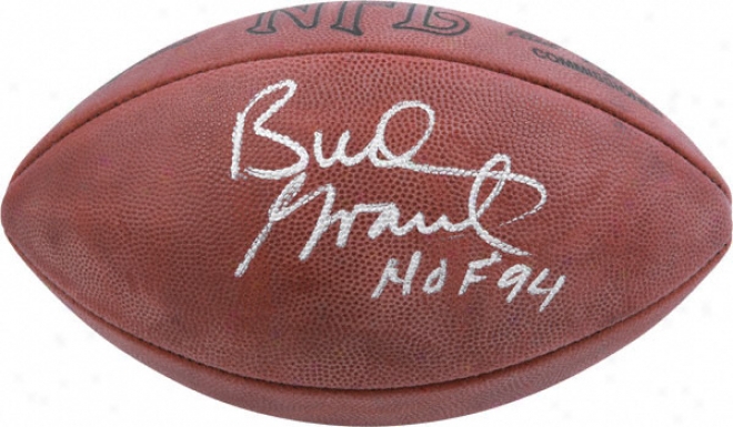 Bud Grant Autographed Football