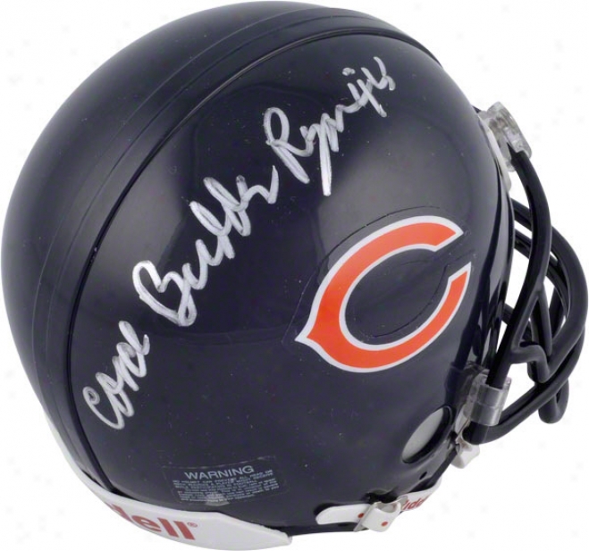 Buddy Ryan Chicago Bears Autographed Mini Heljet