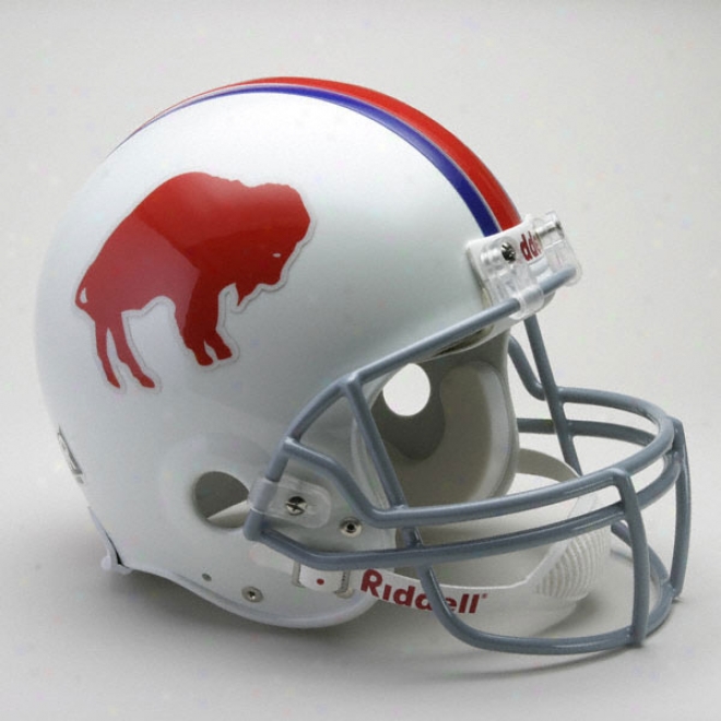 Buffalo Bills 1965-19773 Nfl Authentic Pro Line Riddell Throwback Full Size Helmet