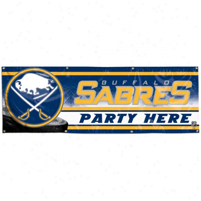 Buffalo Sabres 2x6 Vinyl Banner