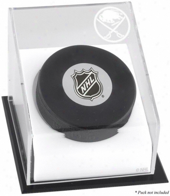 Buffalo Sabres Hockey Puck Logo Display Case