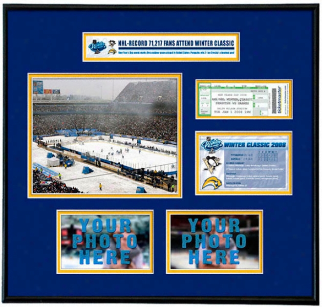 Buffalo Sabres - Nhl Winter Classic - Ticket Frame