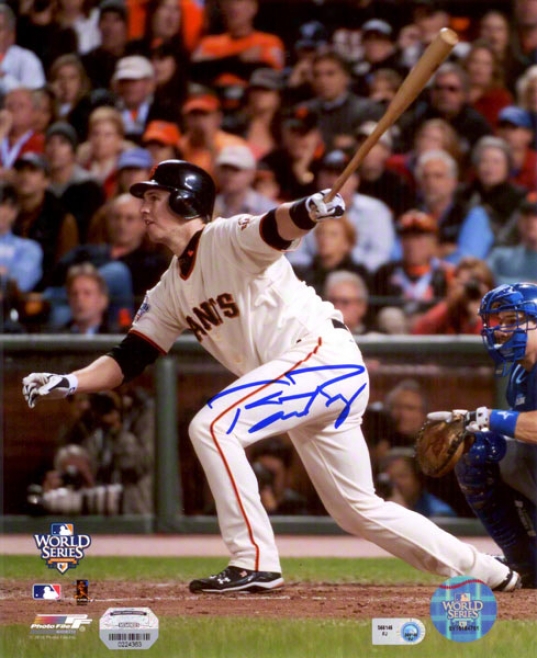 Buster Posey Autographed Photograph  Particulars: San Francisco Giants, 2010 Earth Series, 8x10