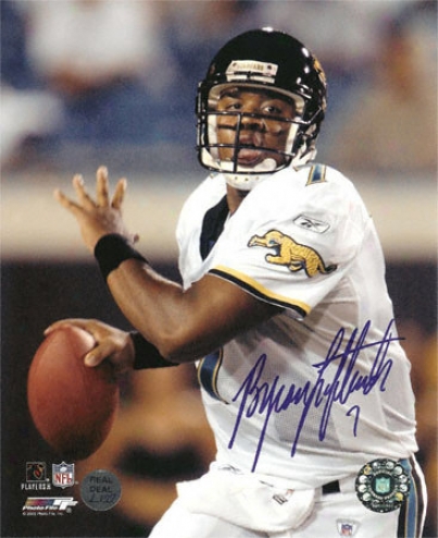 Byron Leftwich Jacksonville Jaguars - Waist Up Pose - 8x10 Autographed Photograph