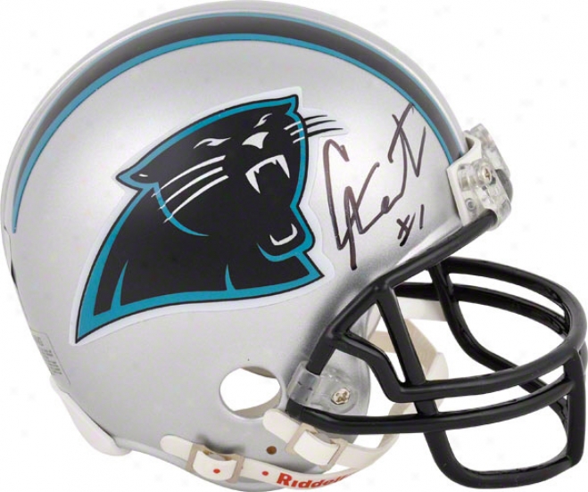 Cam Newton Autographed Mini Helmet  Details: Carolina Panthers