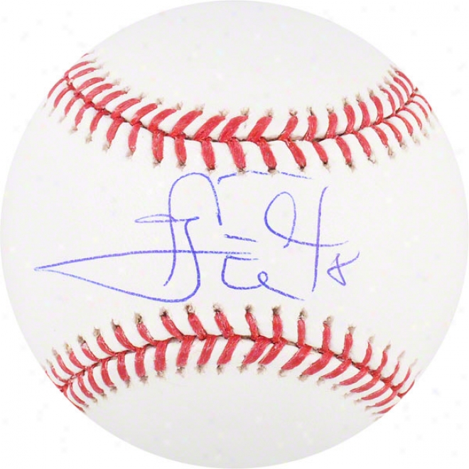 Carl Everett Autographed Baswball