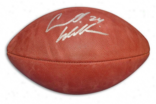 Carnell ''cadillac'' Williams Autographed Football