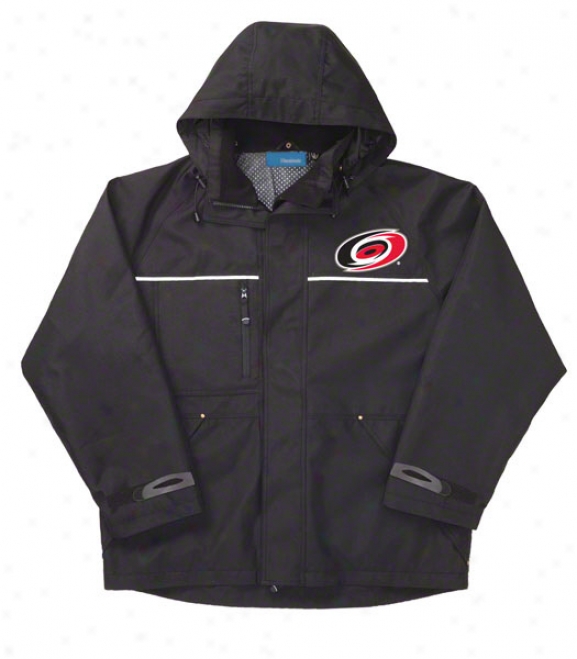 Carolina Hurricanes Jacket: Black Reebok Yukon Jacket