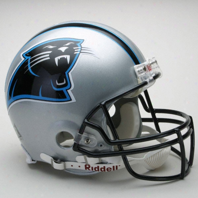 Carolina Panthers Authentic Pro Line Riddell Comprehensive Size Helmet