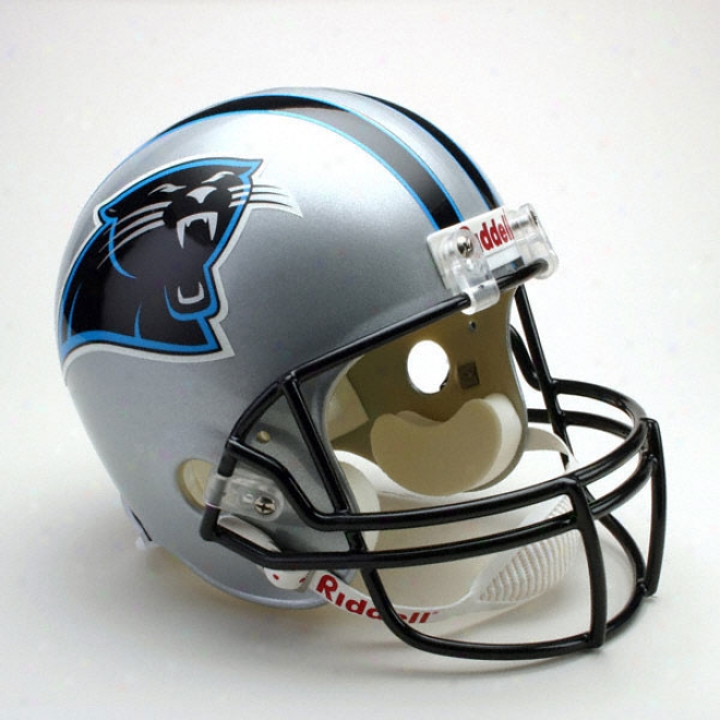 Carolina Panthers Deluxe Replica Riddell Full Size Helmet