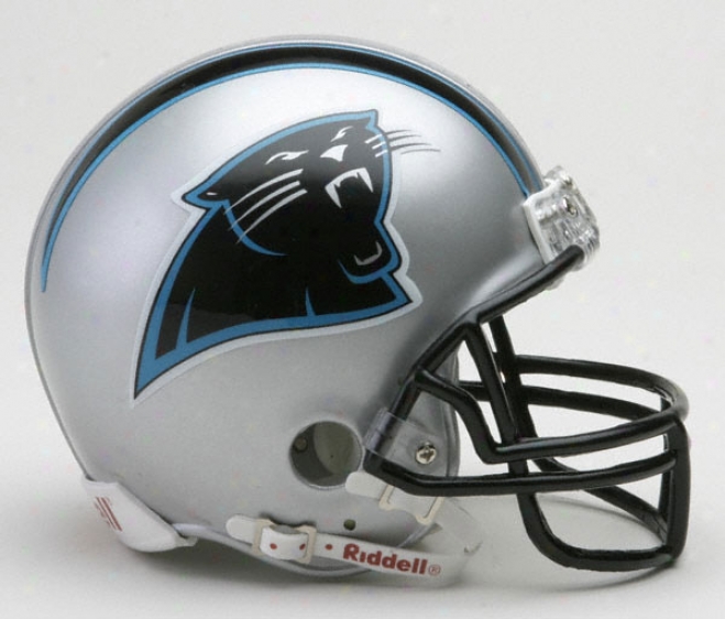 Carolina Panthers Nfl Riddell Mini Helmet