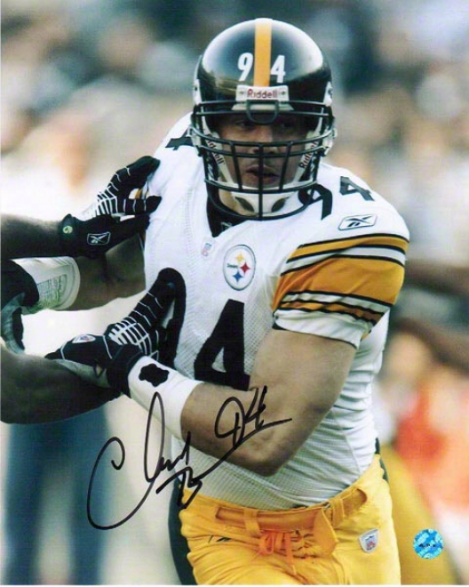 Chad Brown Pittsburgh Steelers Autographed 8x10 Photograph