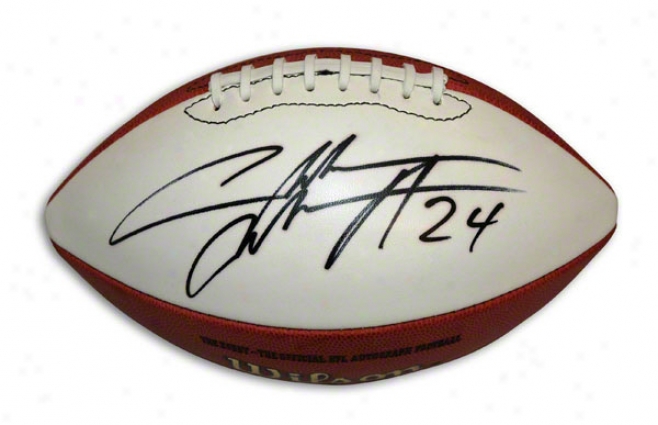 Charles Woodson Autographed White Array Nfl Football