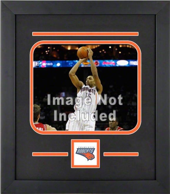 Charlotte Bobcats 8x10 Horizontal Setup Frame Through  Team Logo