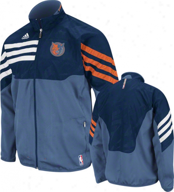 Charlotte Bobcats Blue 2011-2012 Eastern Conference On-court Warm-up Jacket