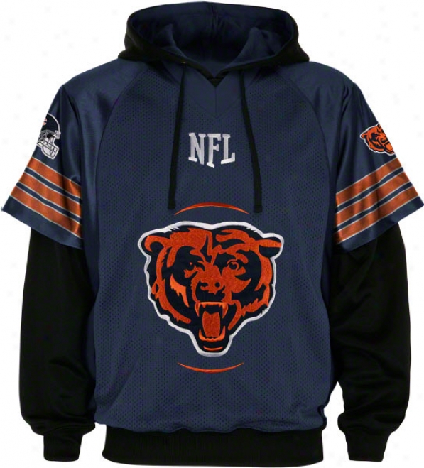 Chicago Bears Gridiron Pullover Jersey And Hooded Sweatshirt