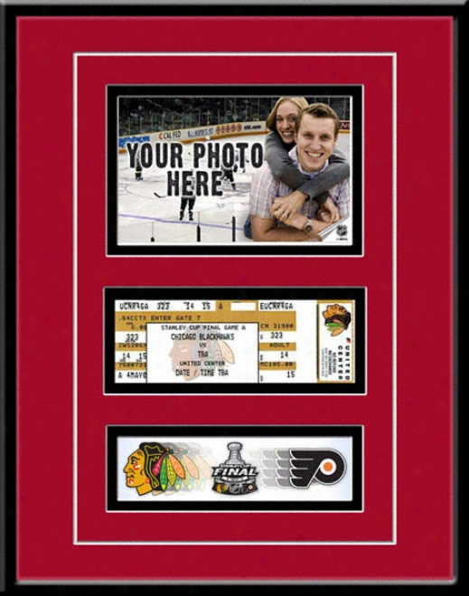 Chicago Blackhawks 2010 Stanley Cup Game Day Ticket Frame