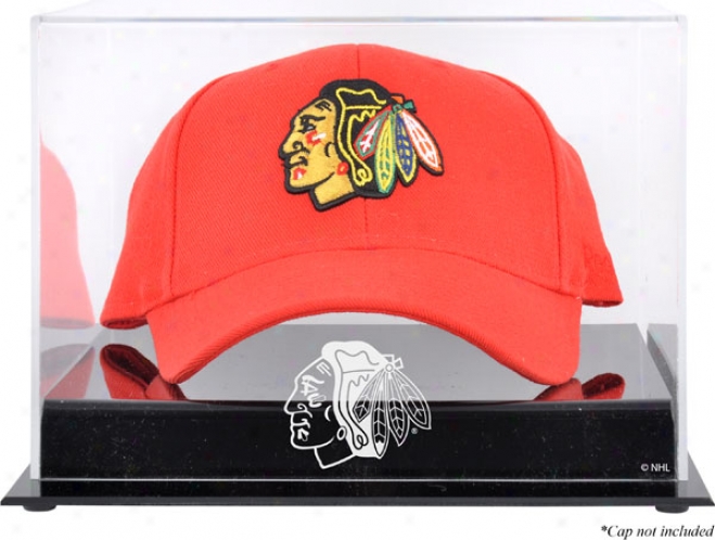 Chicago Blackhawks Acrylic Cap Logo Display Case