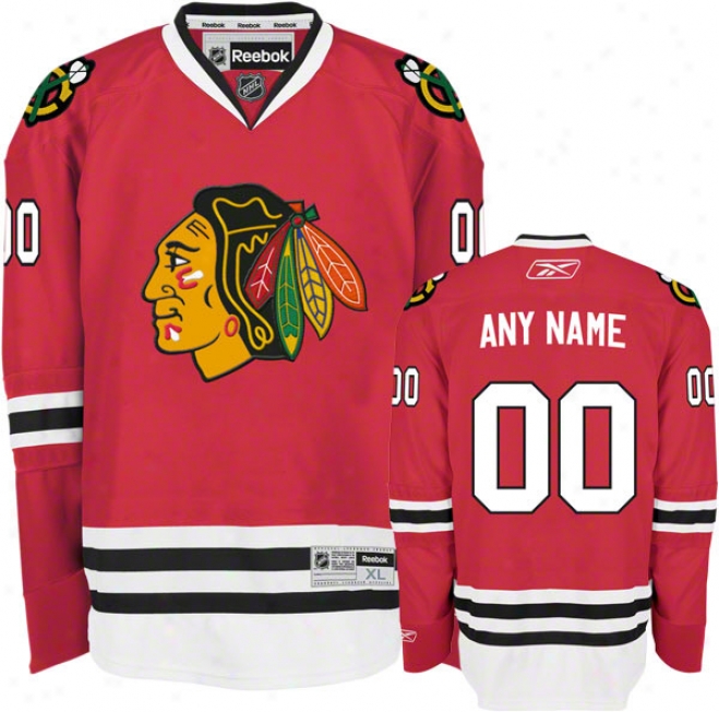 Chicago Blackhawks Red Premier Jersey: Customizable Nhl Jersey