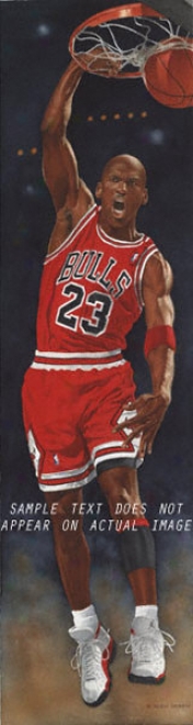 Chicago Bulls - &quotjordan&quot - Laarge - Unframer Giclee