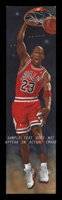 Chiacgo Bulls - &quotjordan&quot - Oversized - Framed Giclee