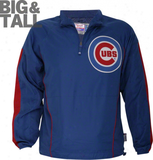 Chicago Cubs Big & Tall 2009 Authentic Collection On-field Gamer Jacket