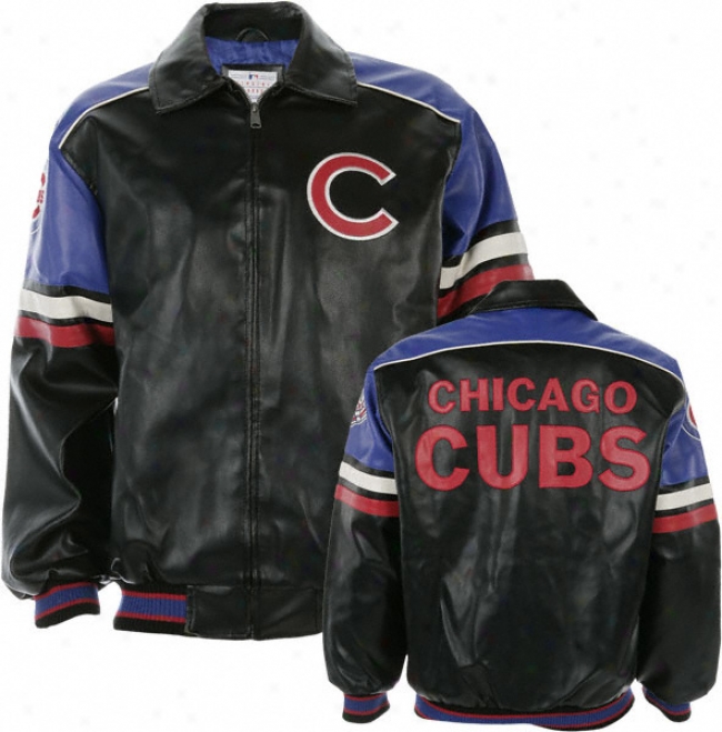 Chicago Cubs Faux Leather Jerkin