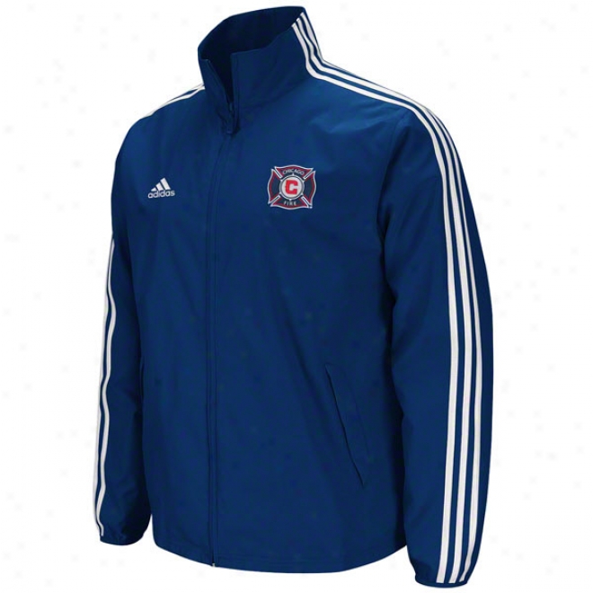 Chicago Fire Adidas Navy Primart Logo Lightweight Jacker