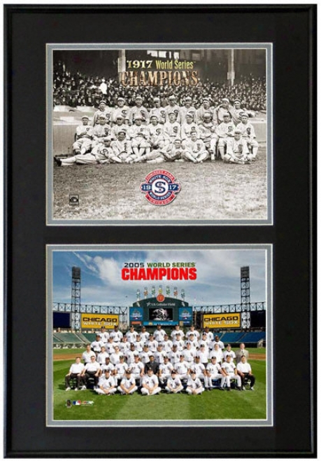 Chicago White Sox 1917 And 2005 World Series Champions Frame