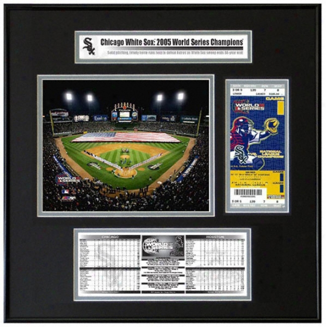 Chicago White Sox - 2005 World Series Tickey Frame Jr. - Game 1 Opening Cereemony