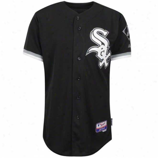 Chicago White Sox Alternnate Black Authentic Cool Base␞ On-field Mlb Jersey