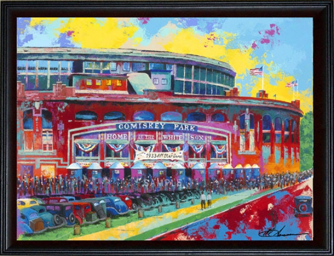 Chicago White Sox - &quotcomiskey Park&quot - Wall - Framed Giclee