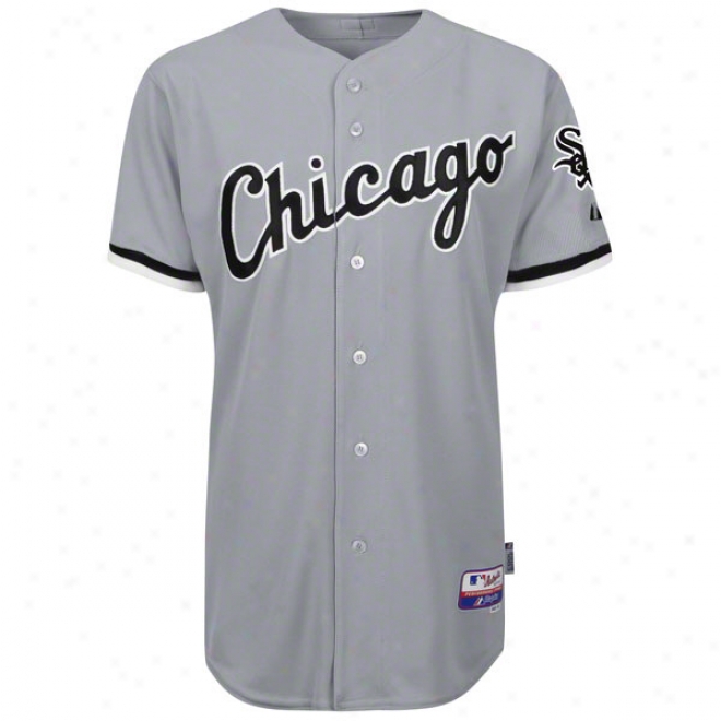 Chicaggo White Sox Road Grey Authentic Cool Bas3␞ On-field Mlb Jersey