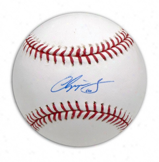 Chi;per Jones Autogtpahed Baseball