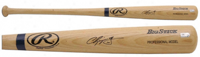 Chipper Jones Autographed Bat  Particulars: Big Stick Baseball Bat