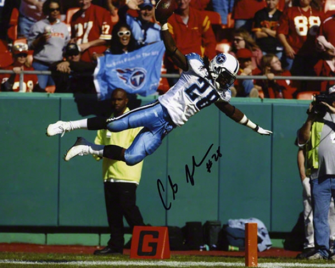 Chris Johnson Autographed 8x10 Photograph  Details: Tennessee Tiitans