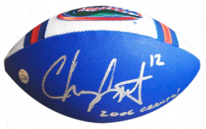 Chris Leak Autographed Florida Gators Football With &quot2006 Champs!&quot Inscription