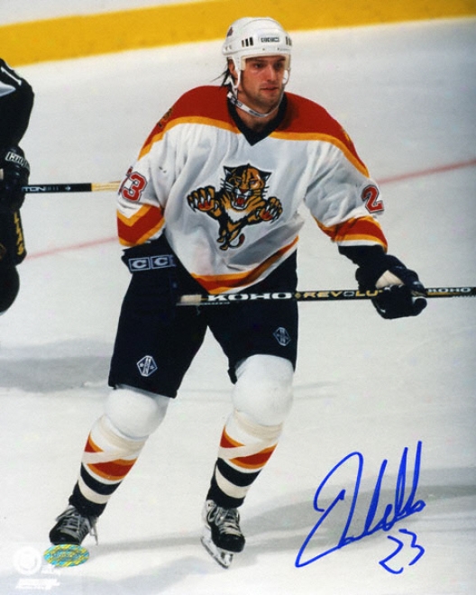Chris Wells Florida Panthers 8x10 Autographed Photograph