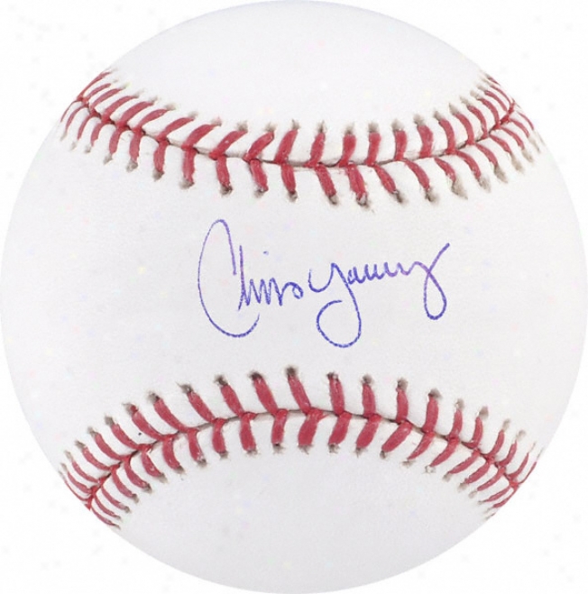 Chris Youthful Autographed Baseball