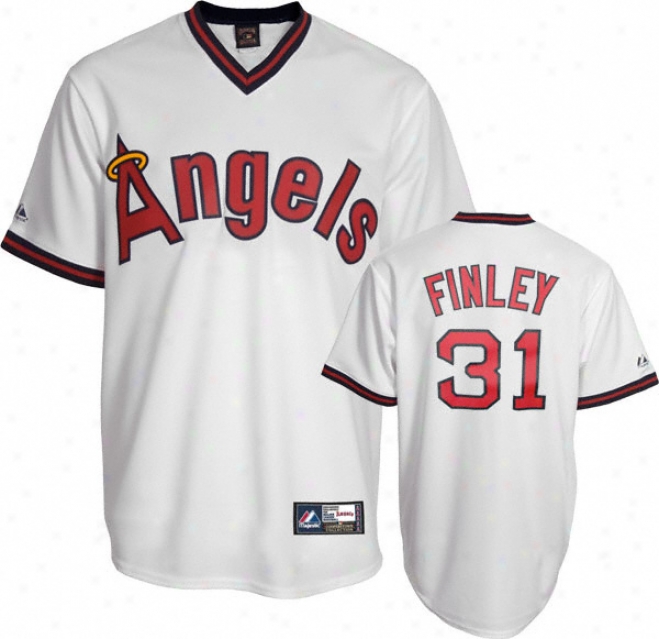 Chuck Finley California Angels Cooperstown Replica Jersey