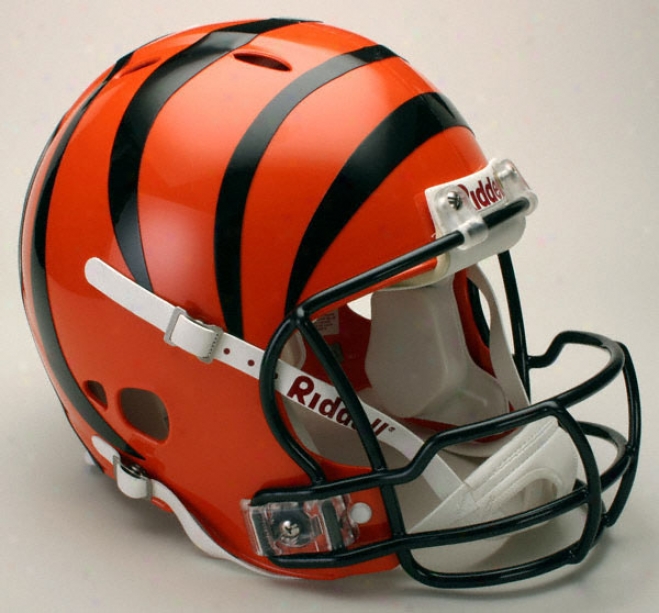 Cincinnati Bengals Authentic Pro Line Revolution Riddell Full Size Helmet