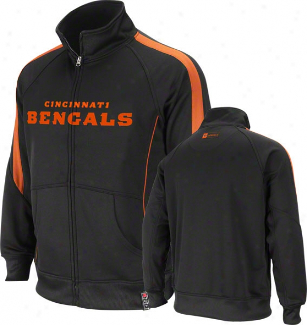 Cincinnati Bengals Black Tailgate Time Track Jacket