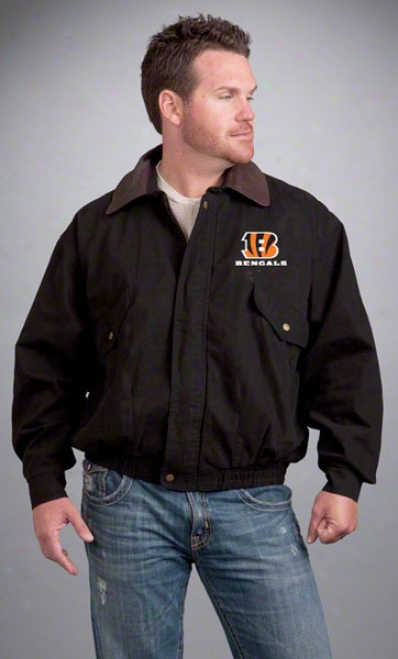 Cincinnati Bengals Jacket: Black Reebok Navigator Jacket