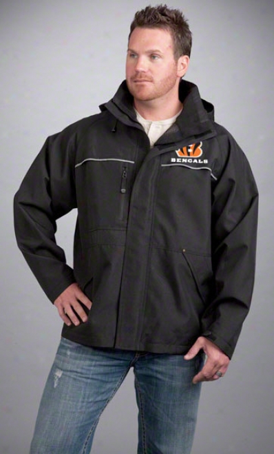 Cincinnati Bengals Jacket: Black Reebok Yukon Jacket