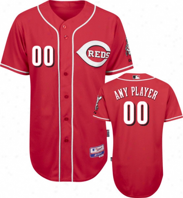 Cincinnati Reds - Any Player - Authentic Cool Base␞ Alternate Red On-field Jersey