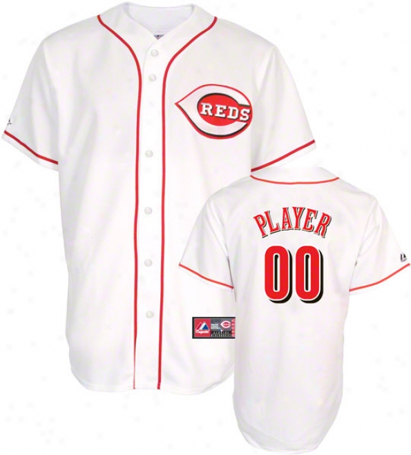 Cincinnati Reds -any Player- Home Mlb Replica Jersey