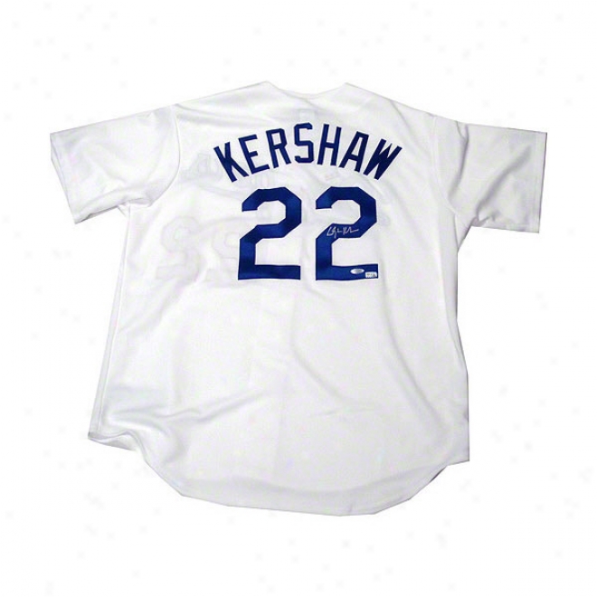 Clayton Kershaw Los Angeles Dodgers Autographed Repkica Jersey